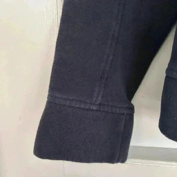 Lululemon Navy Blue Crewneck Sweatshirt  with Two Front Zippers S - Picture 7 of 11